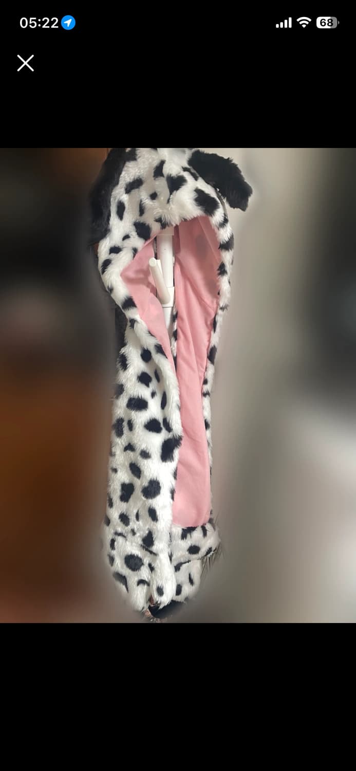 도쿄 디즈니랜드 달마시안 털모자 상품이미지1