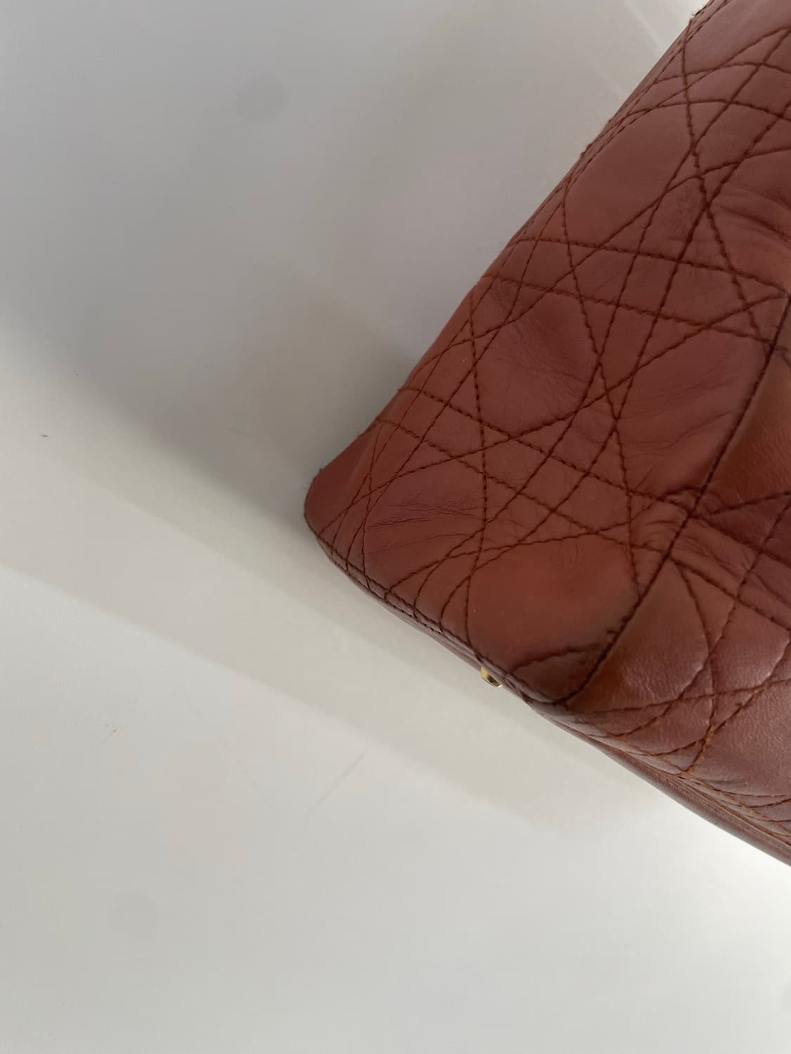 빈티지 디올 레이디백 브라운 상품이미지4