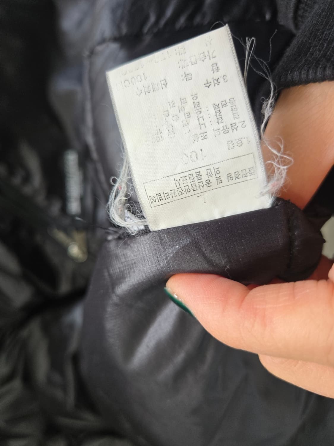 노스페이스 추억에 아콘 패딩 100size 상품이미지5