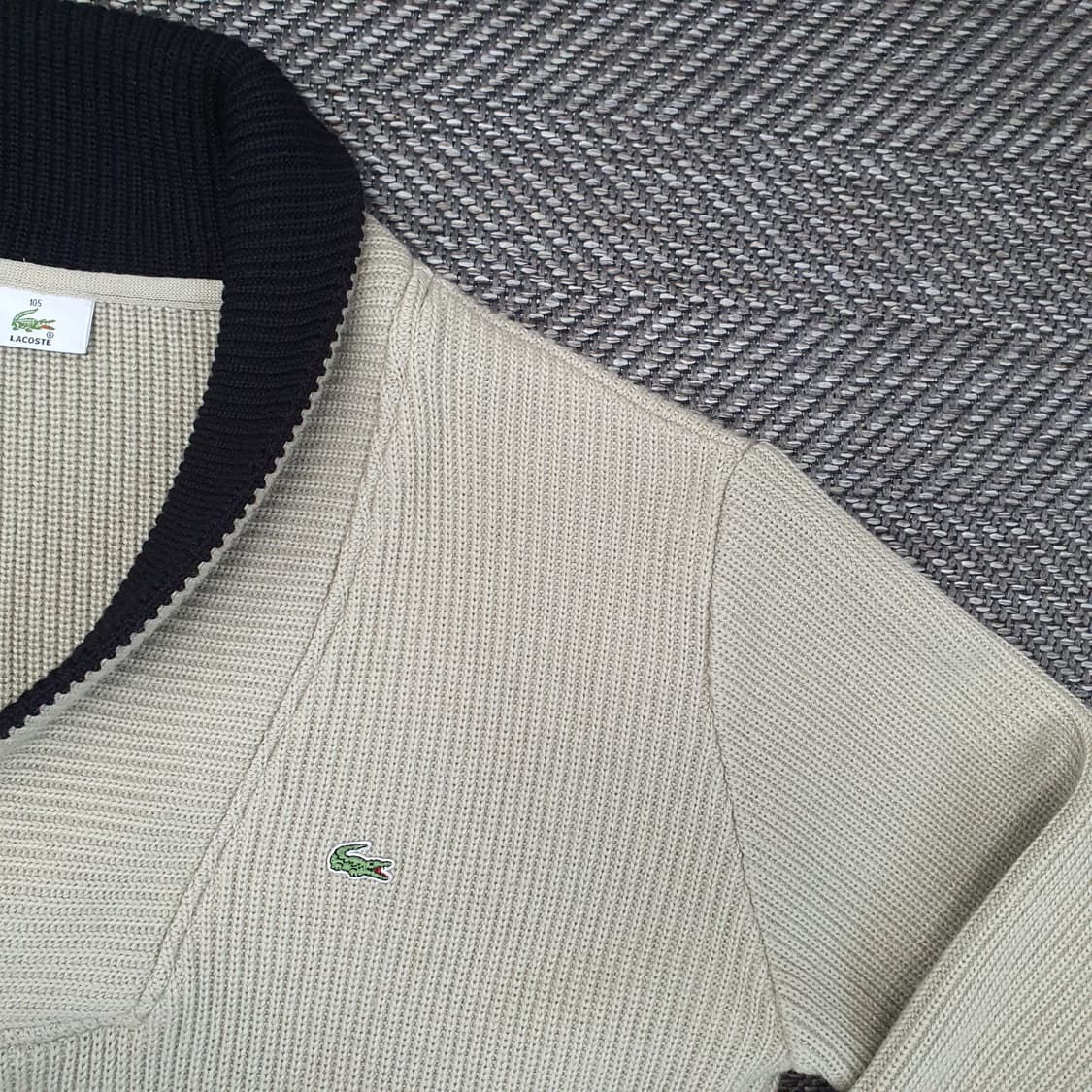라코스테 숄카라 니트 스웨터 남자105 상품이미지3