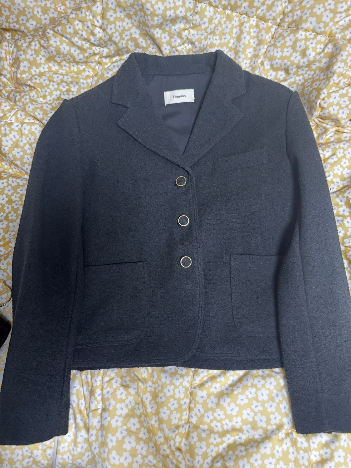 파운더스 트위드 자켓(블랙) 상품이미지2