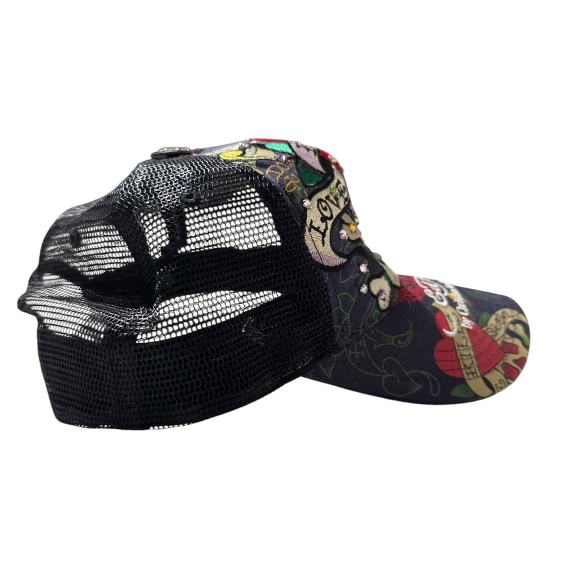 에드하디 로즈 스컬 큐빅 트러커 메쉬 볼캡 상품이미지4