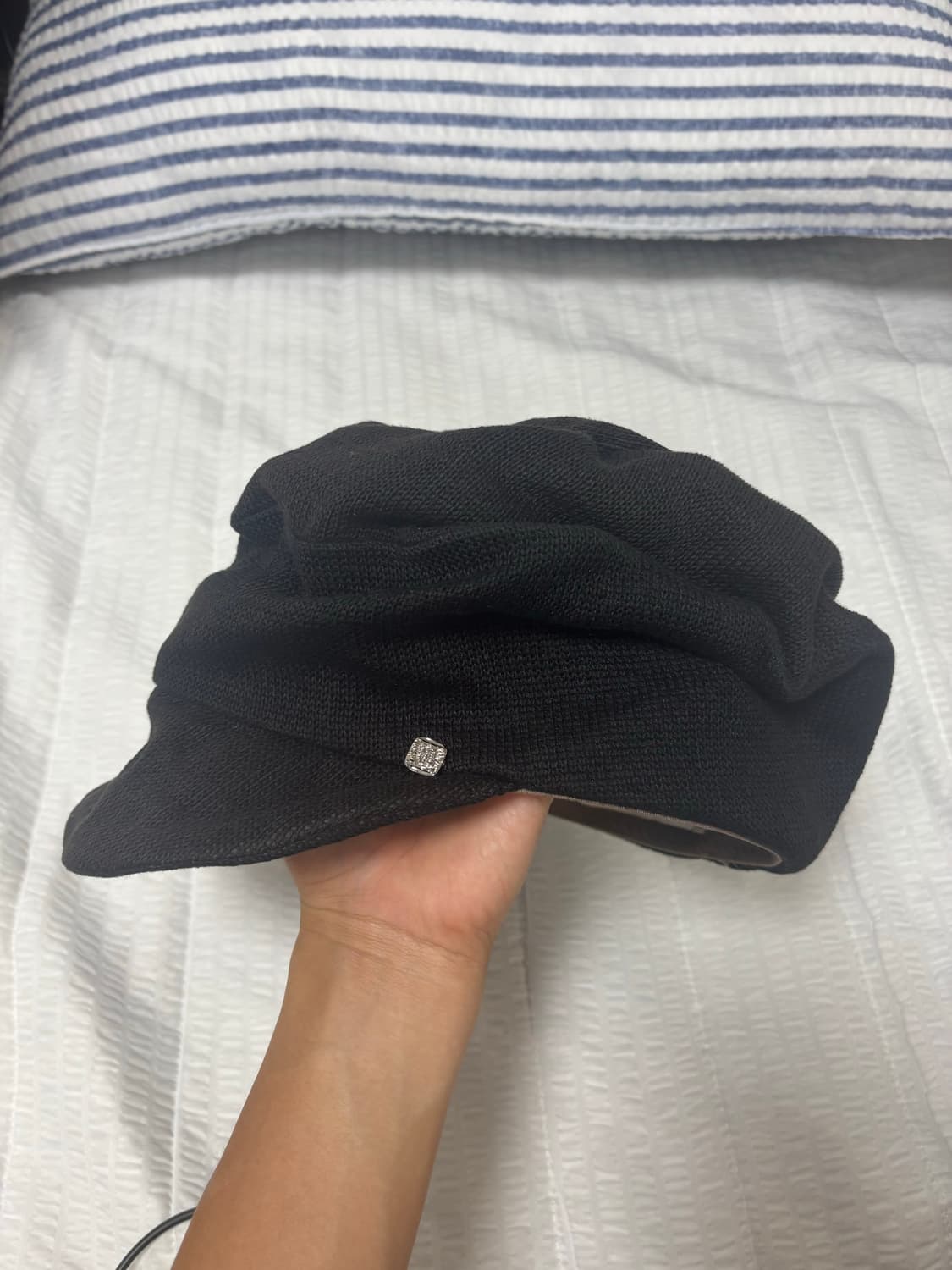 Ca4la 카시라 와이어 변형 워크캡 블랙 상품이미지2
