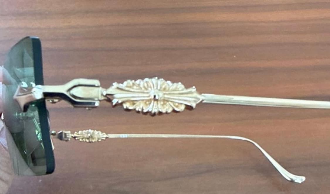 크롬하츠 헬즈벨즈 골드 무테 안경 상품이미지3