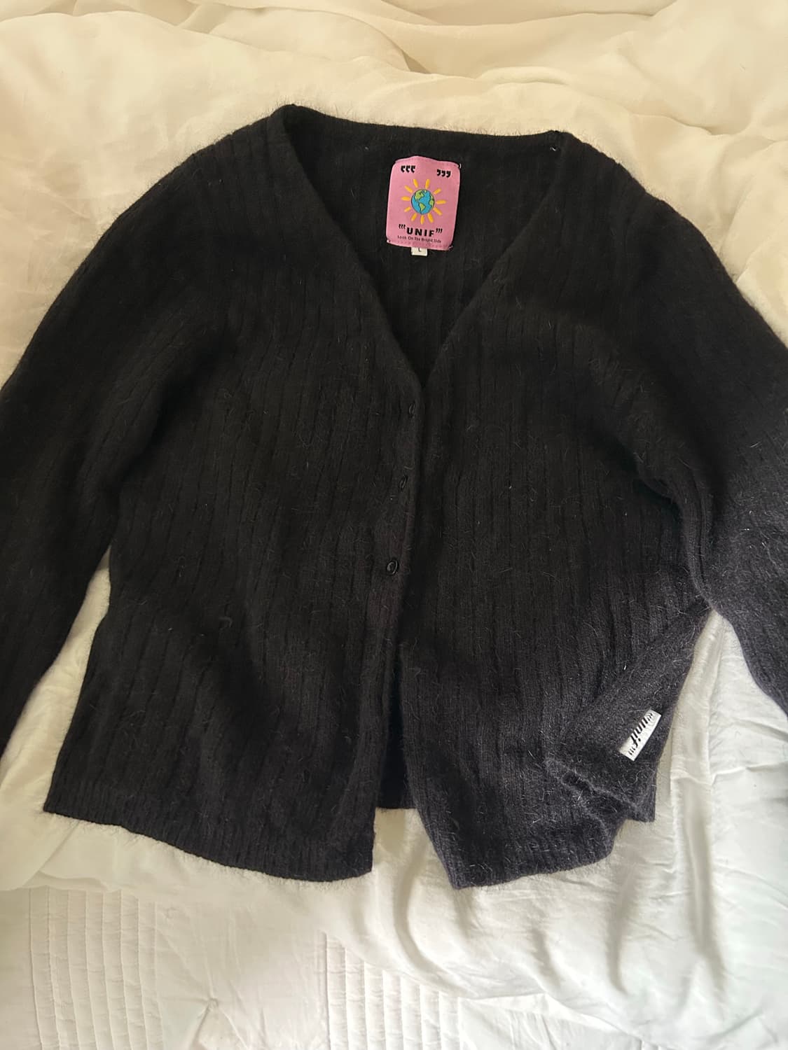 Unif 유니프 앙고라 가디건(백예린) 상품이미지3