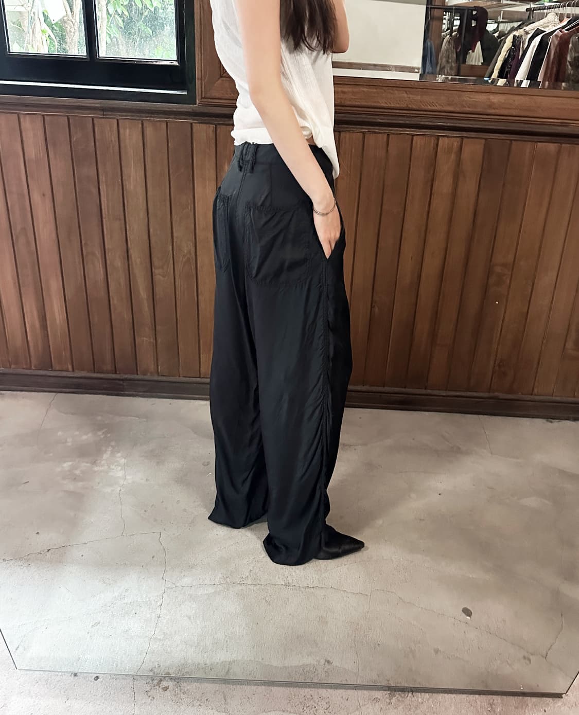 COMME DES GARCONS shirring wide pants 상품이미지4