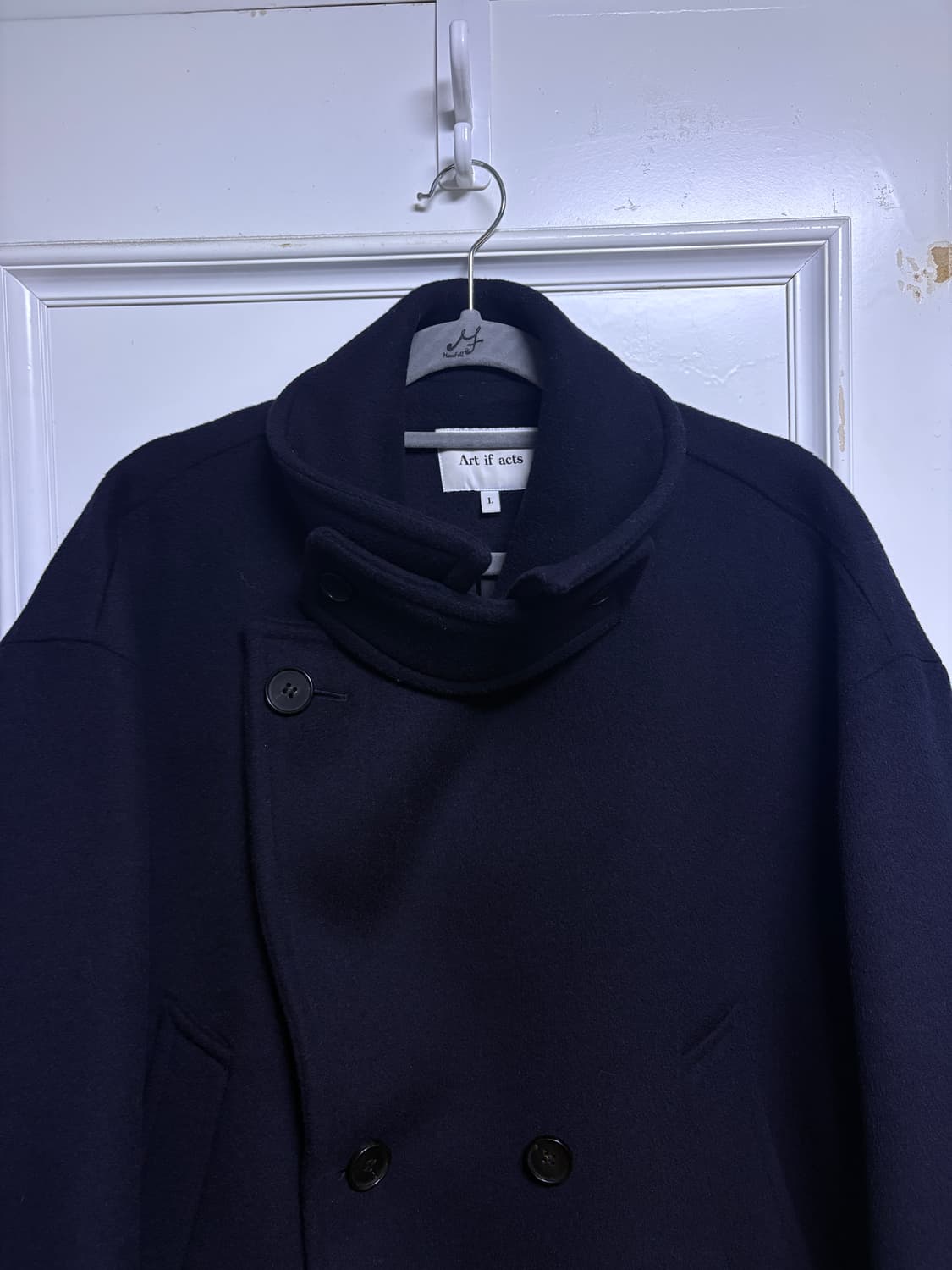 아트이프액츠 피코트 네이비 L 상품이미지2