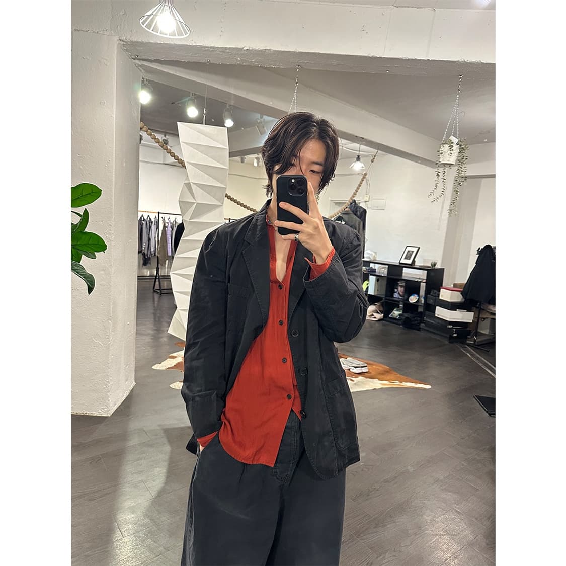 요지야마모토 오버사이즈 블레이저 상품이미지4