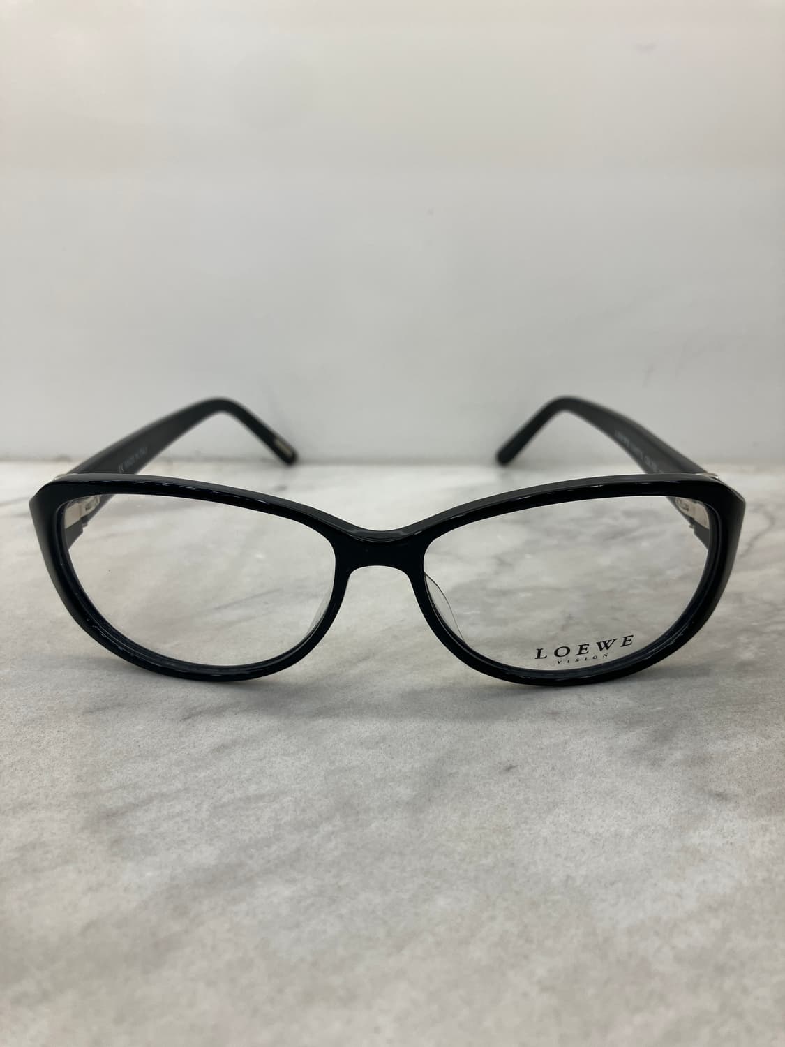 로에베 LOEWE 블랙 오벌 뿔테 안경 상품이미지6