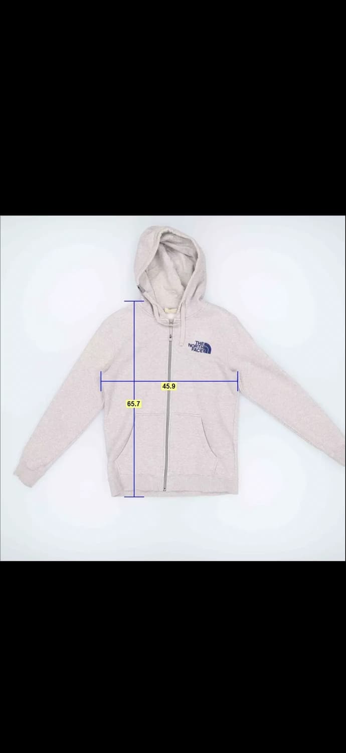 노스페이스 빅로고 기모 후드집업 1211H1 상품이미지8