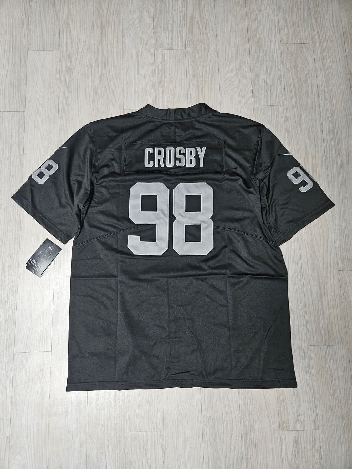 나이키 nfl 풋볼져지 져지 레이더스 채영착용 오버핏 상품이미지3