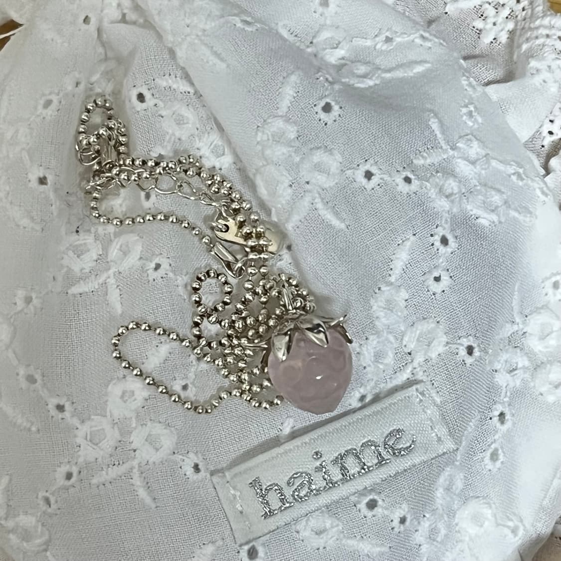 Haime 하이메 스트로베리 목걸이 상품이미지1