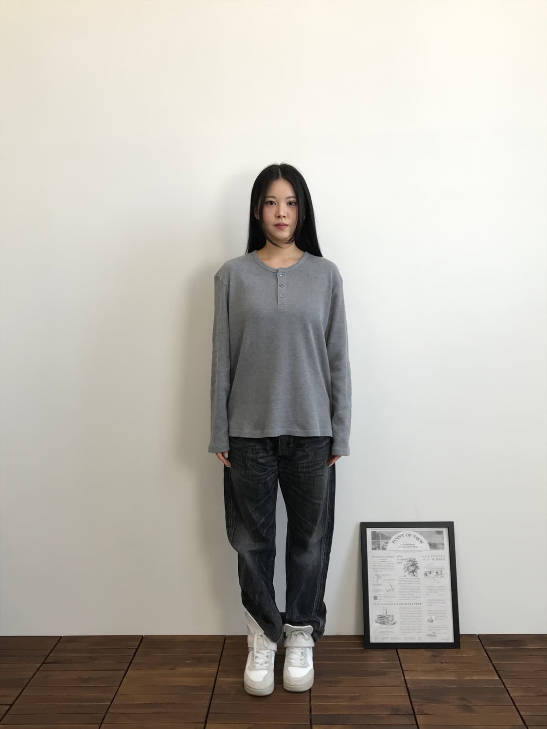 Ciaopanic Henley Long Sleeve Tee 상품이미지1