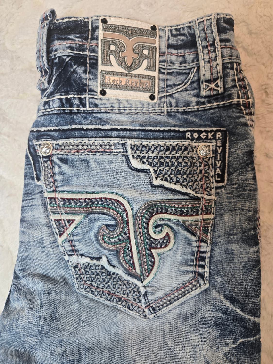 락리바이벌 로빈 테이퍼 진 청바지 상품이미지6