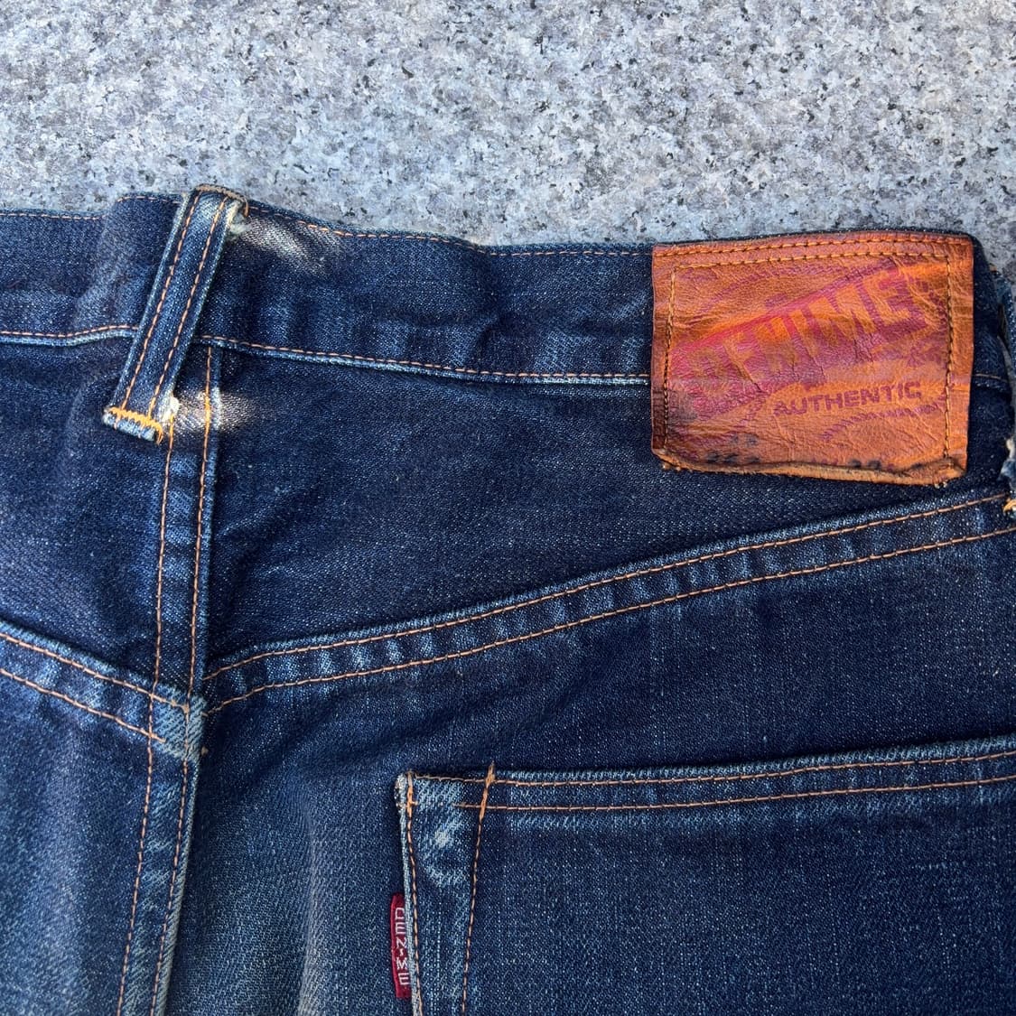 90s 드님 Denime 어센틱 스트레이트 데님 팬츠 상품이미지9