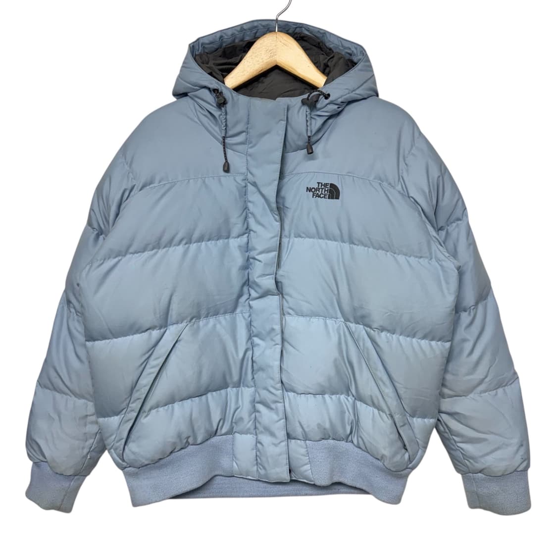 노스페이스 550 필파워 구스다운 후드 숏패딩 상품이미지1