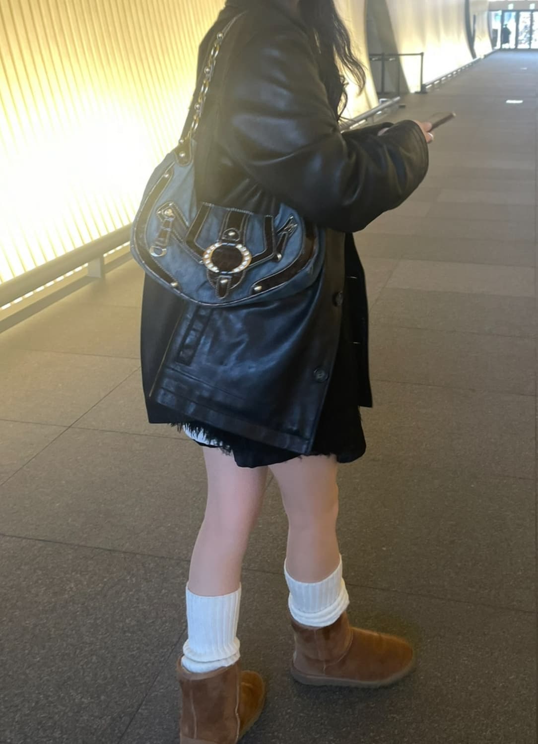 y2k 빈티지 데님 숄더백 상품이미지2
