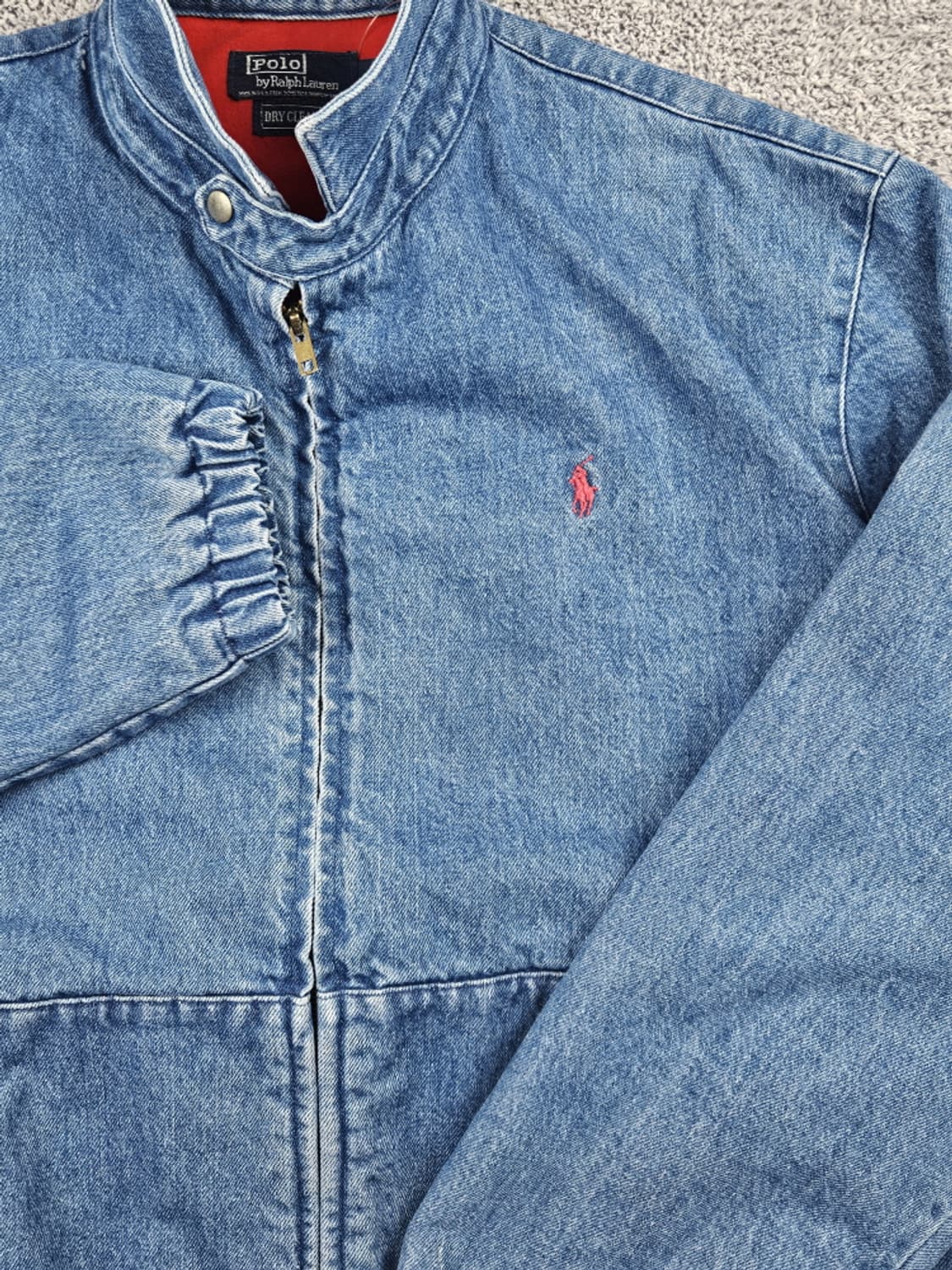 90's 폴로랄프로렌 데님 스윙탑 블루종 자켓 ( L ) / 9965 상품이미지6