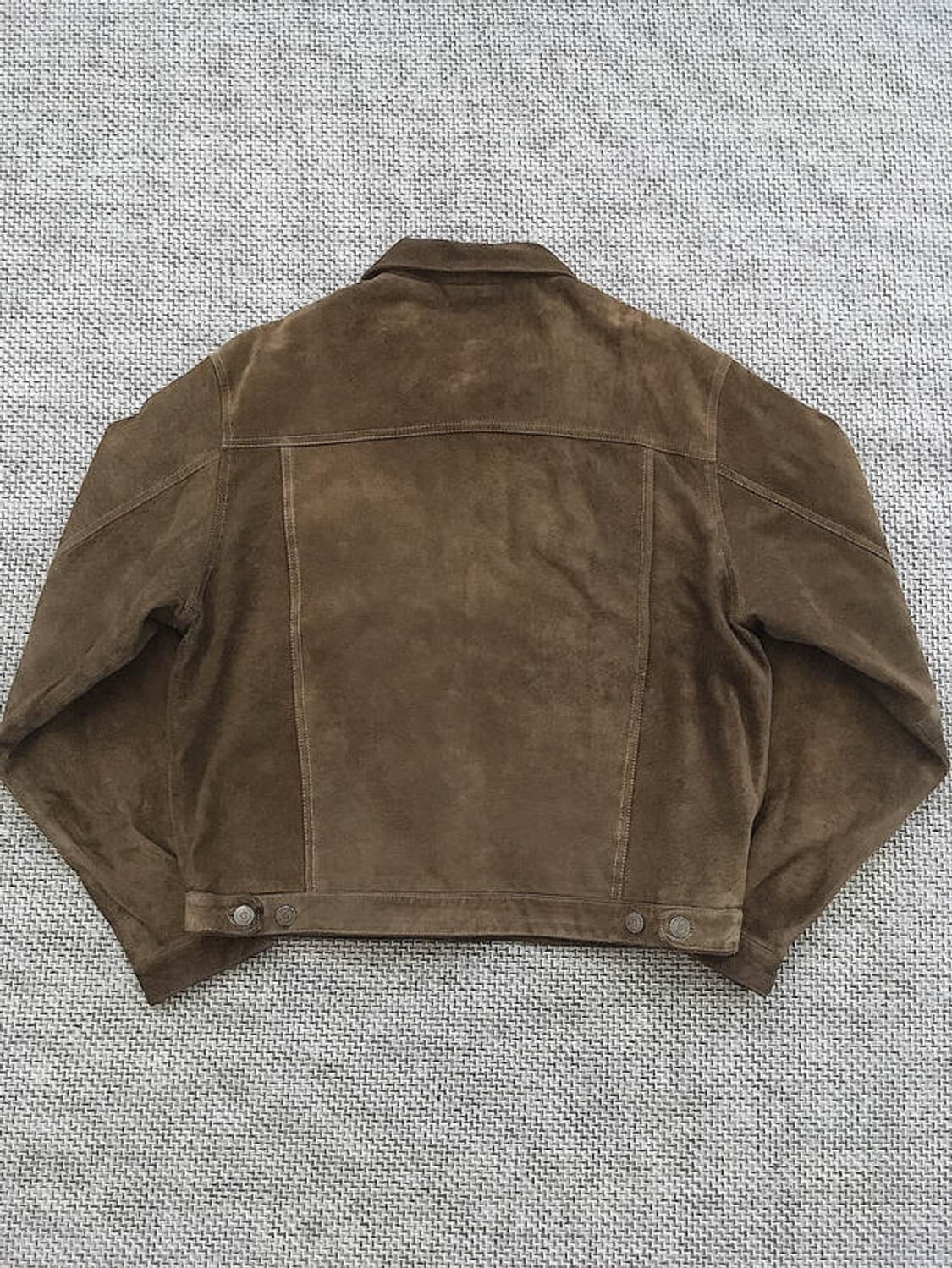 90s original suede 3rd trucker jacket 상품이미지9