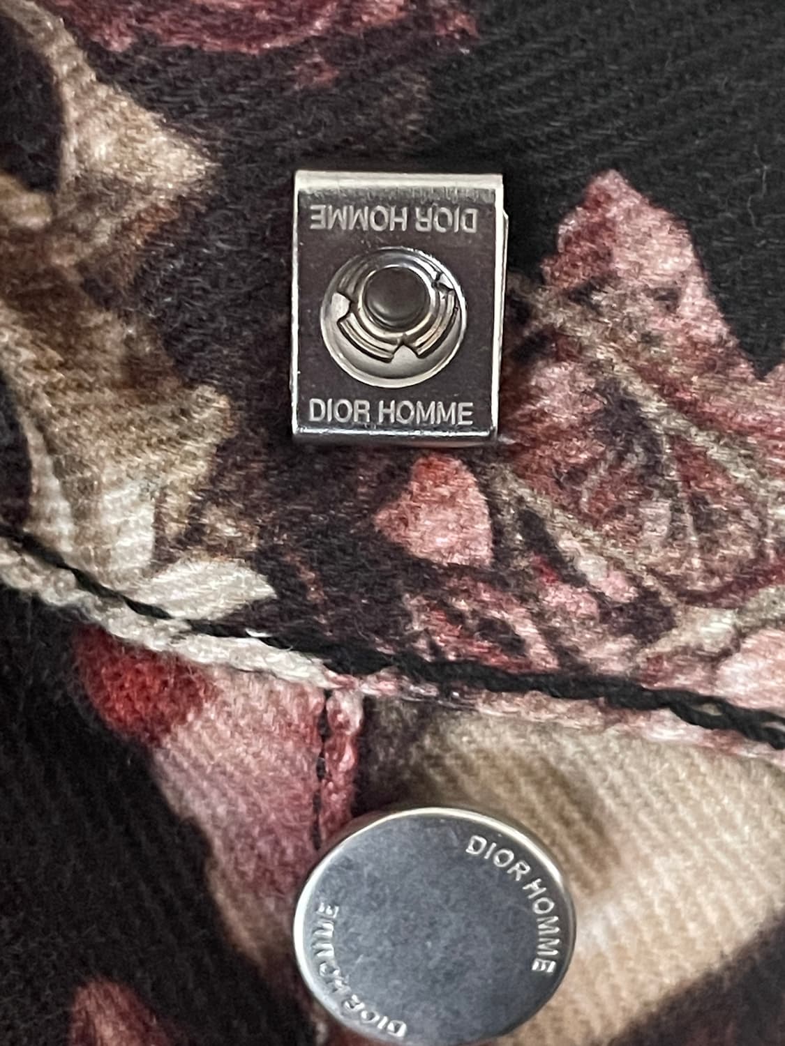 디올 옴므 17ss 플로랄 스컬 진 상품이미지8