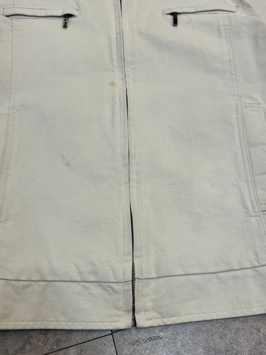 빈티지 바이커 자켓 아이보리 #csz2793 상품이미지5