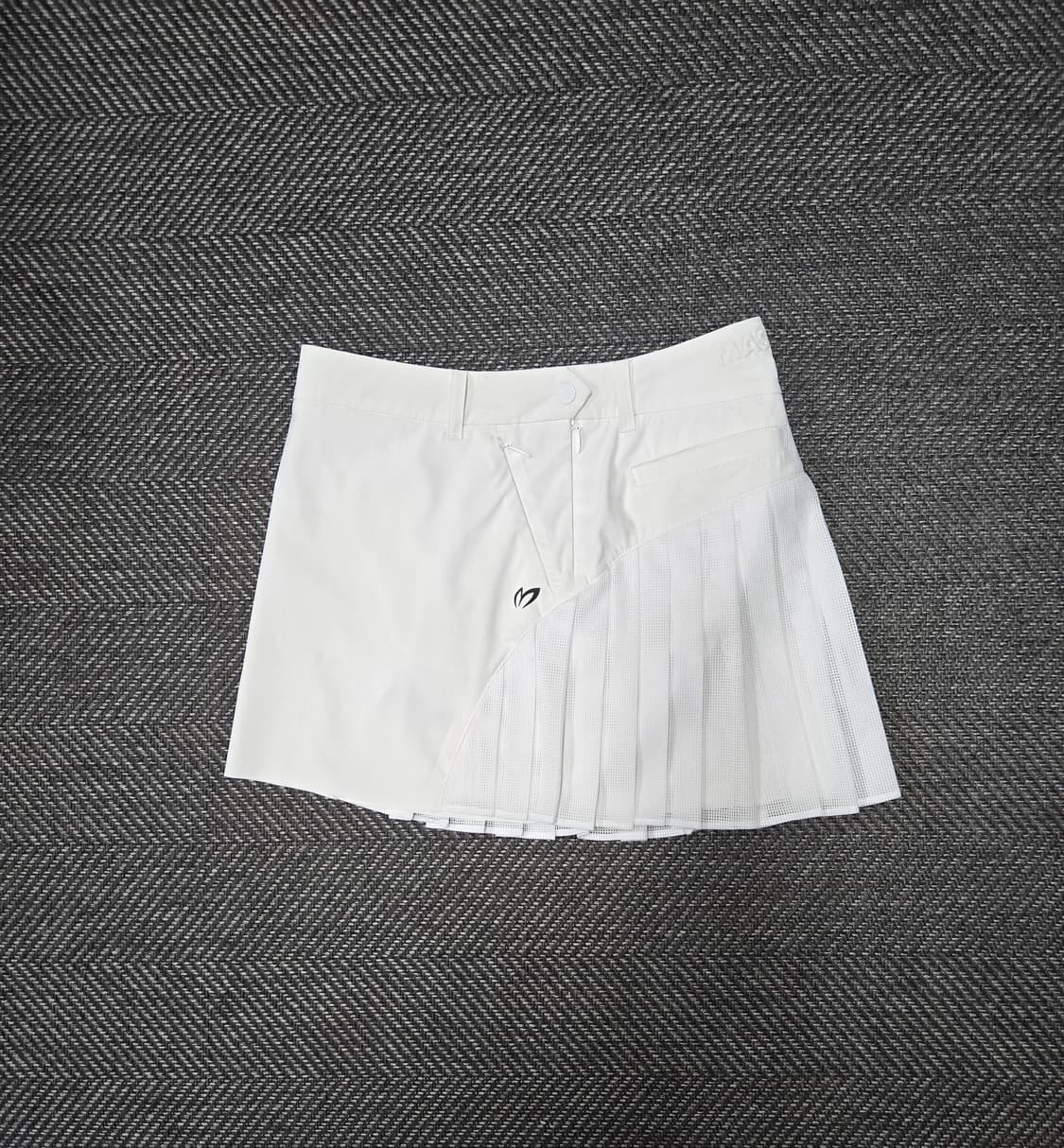 마스터바니에디션 화이트 플리츠 스커트 상품이미지3