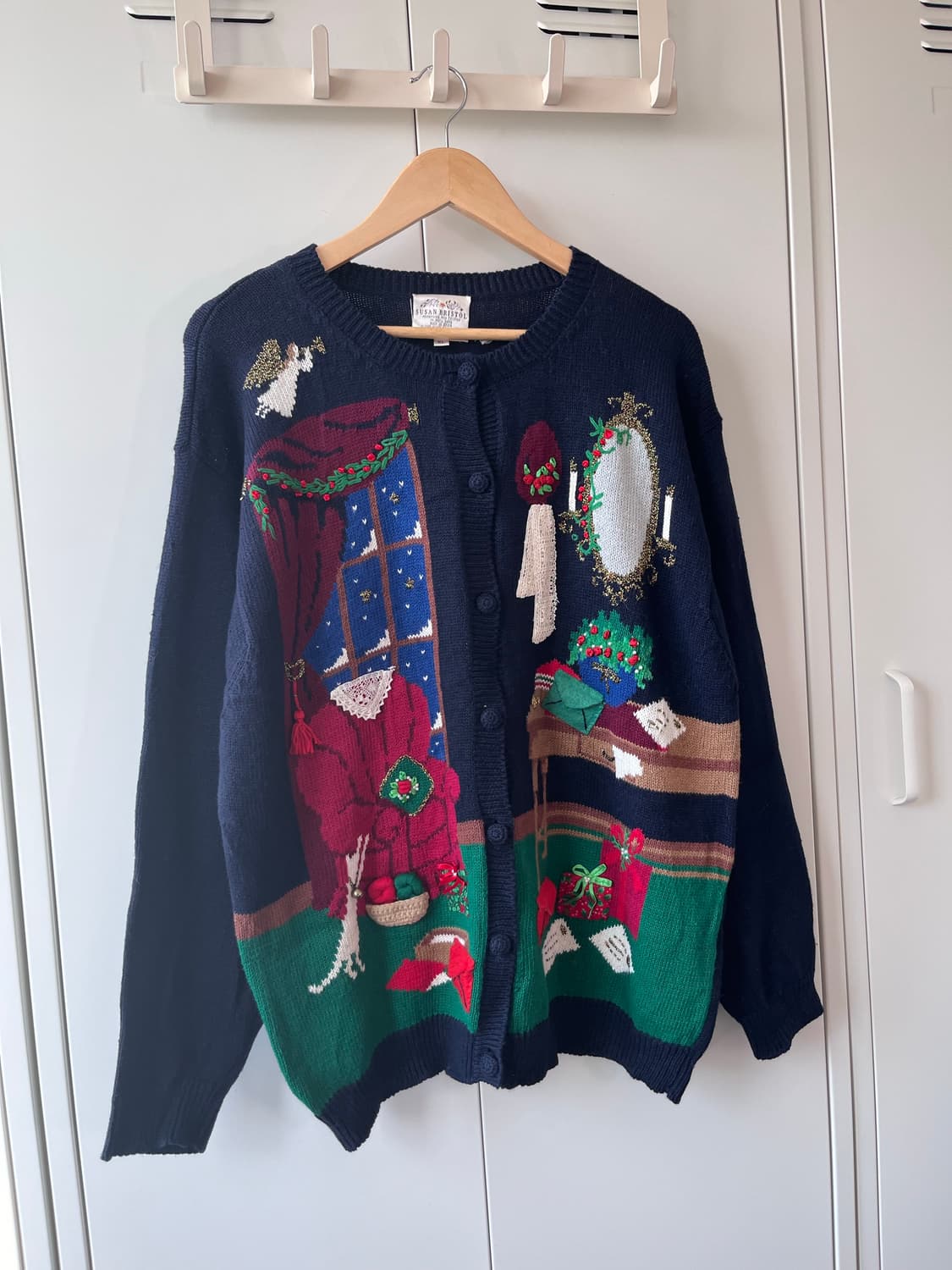 Susan bristol 핸드메이드 크리스마스 니트 가디건 외 1개 상품이미지3