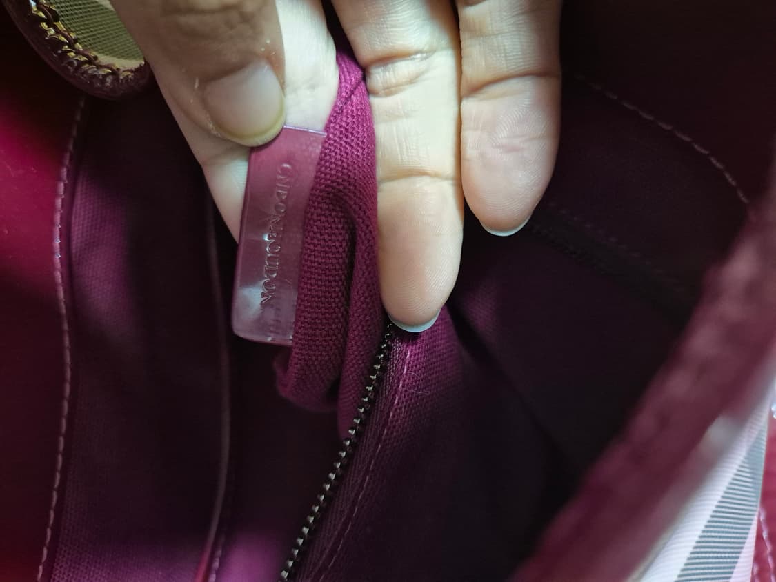 (정품) 버버리 바이올렛 PVC 노바 체크  토트백 숄더백 상품이미지8