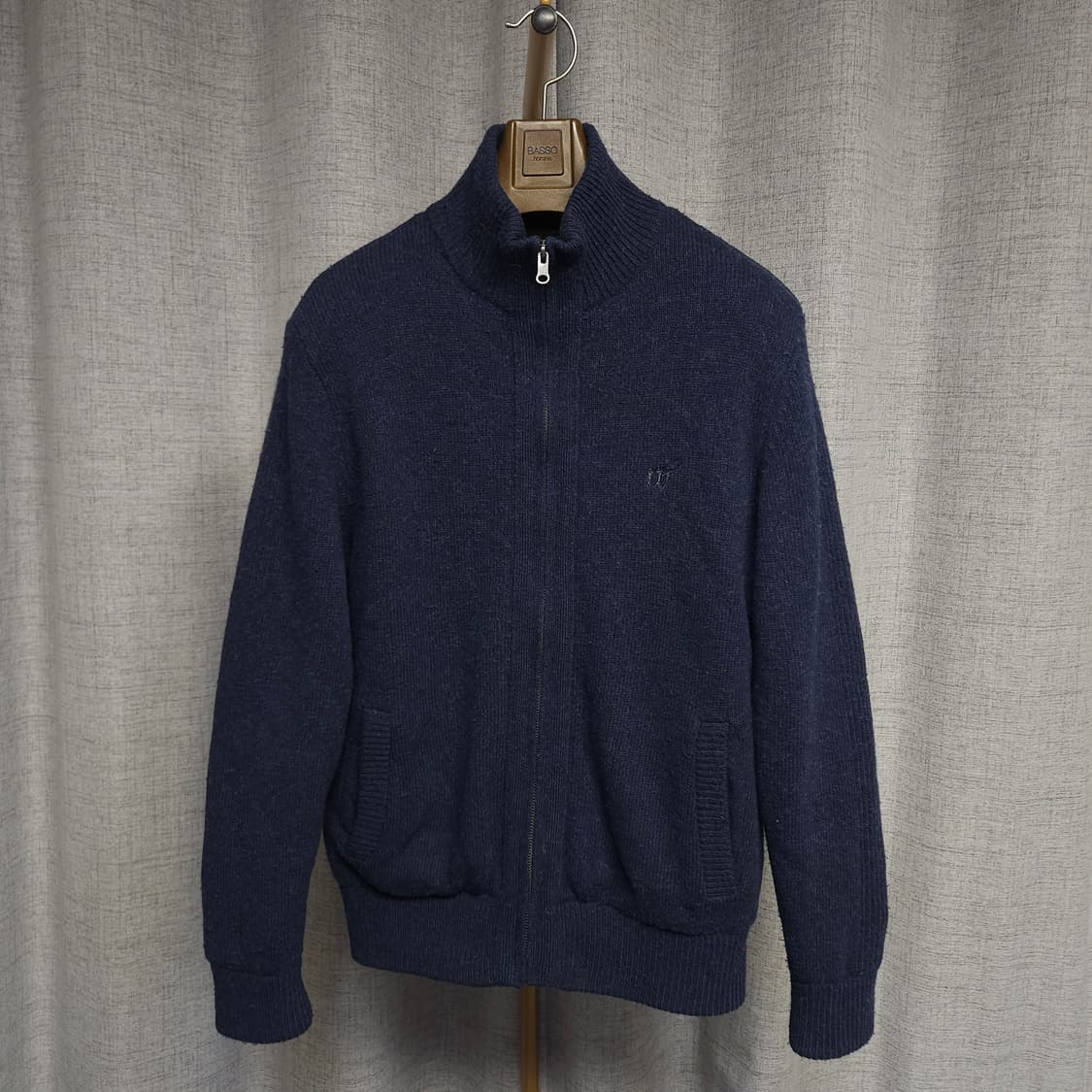 95 ) 헨리코튼 남성 방풍니트 네이비 상품이미지3