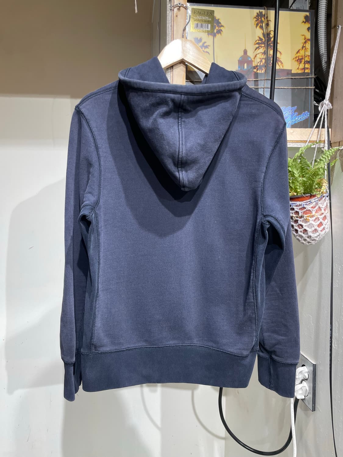 갭 빅로고 네이비 후드티  상품이미지4