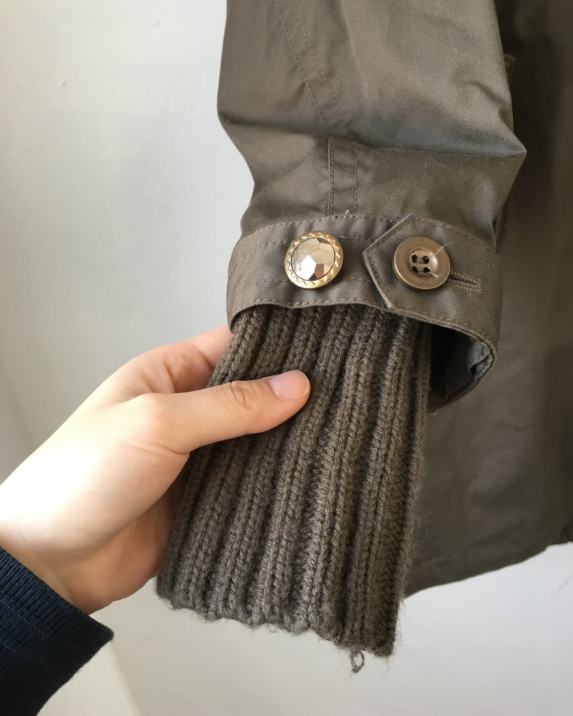 Fake fur hood filed jacket 상품이미지5