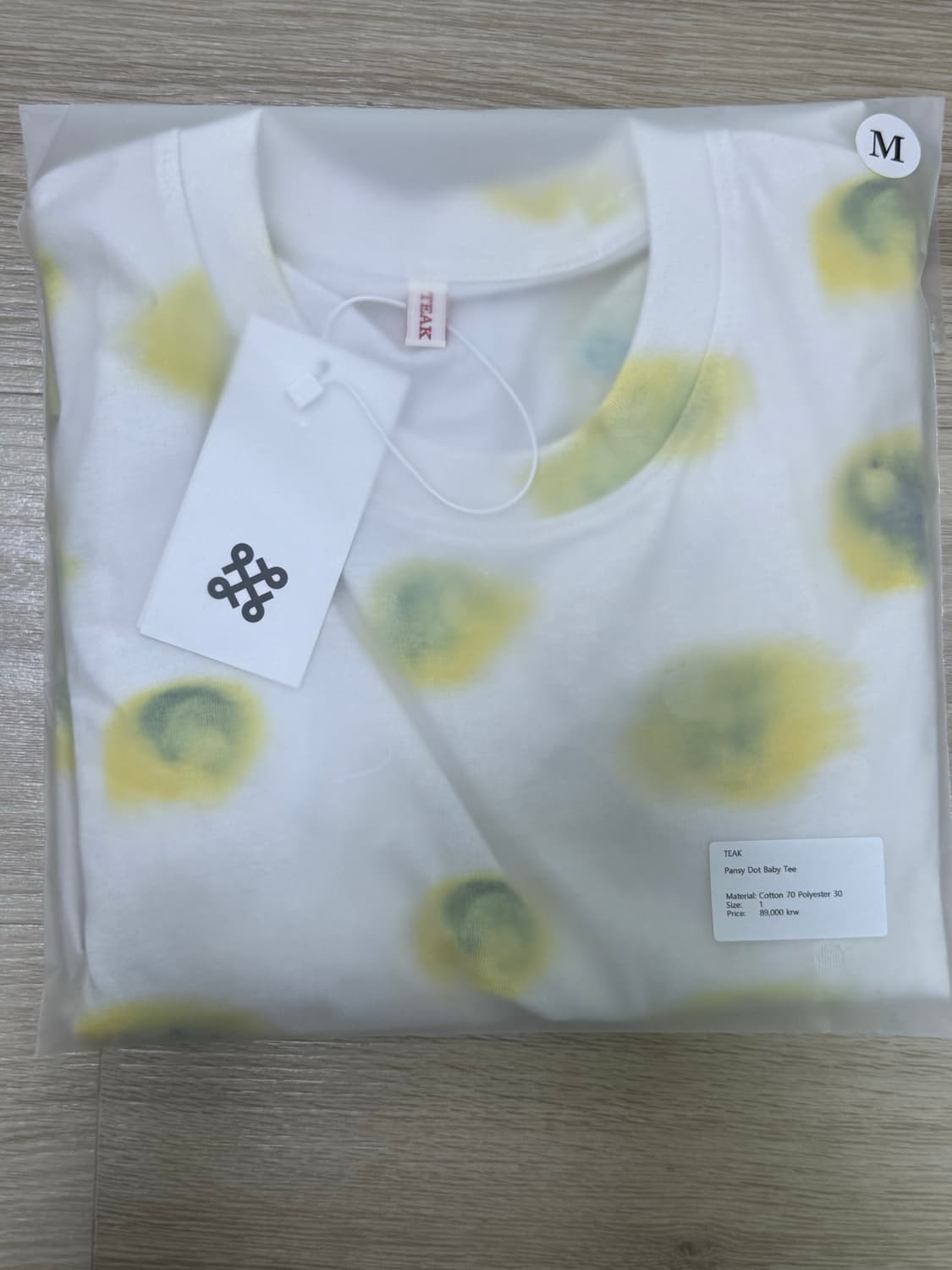 Teak Baby tee (pansy dot) 1사이즈 상품이미지4