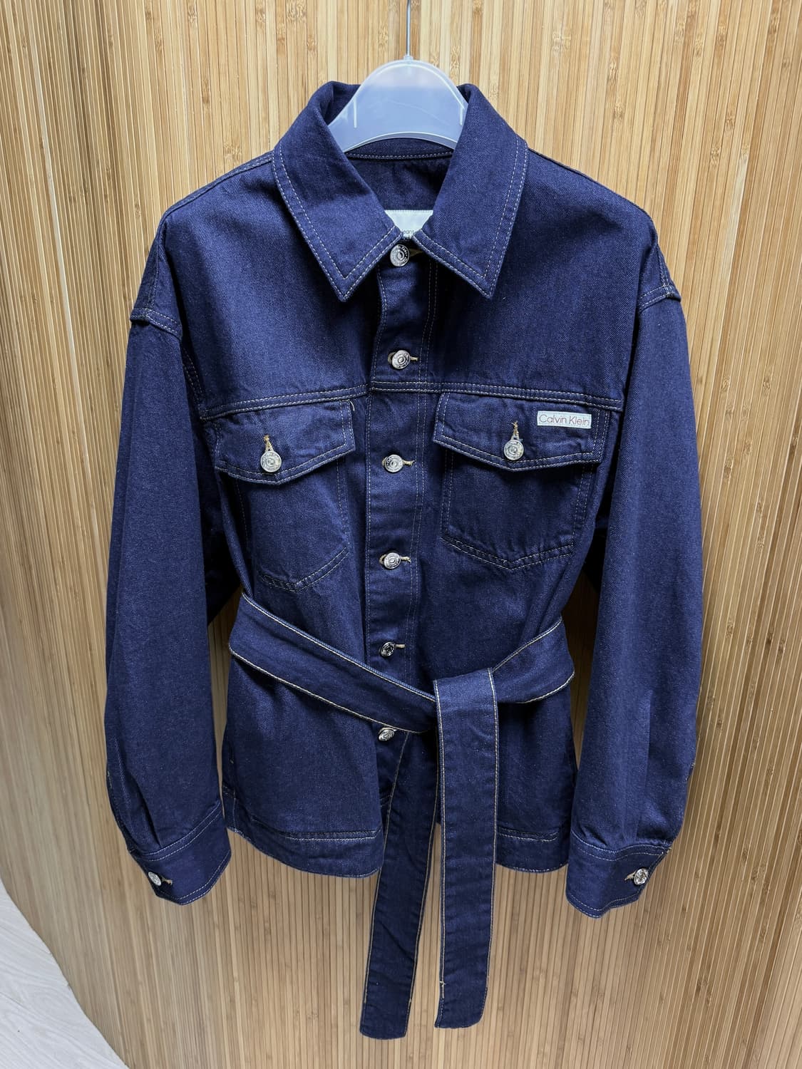 캘빈클라인진 벨티드 데님 자켓 상품이미지4