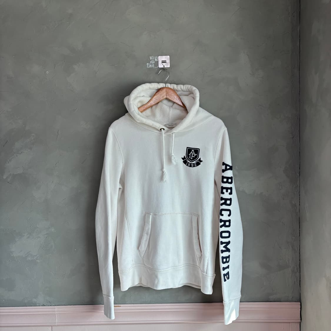 아베크롬비 후드 화이트 상품이미지1