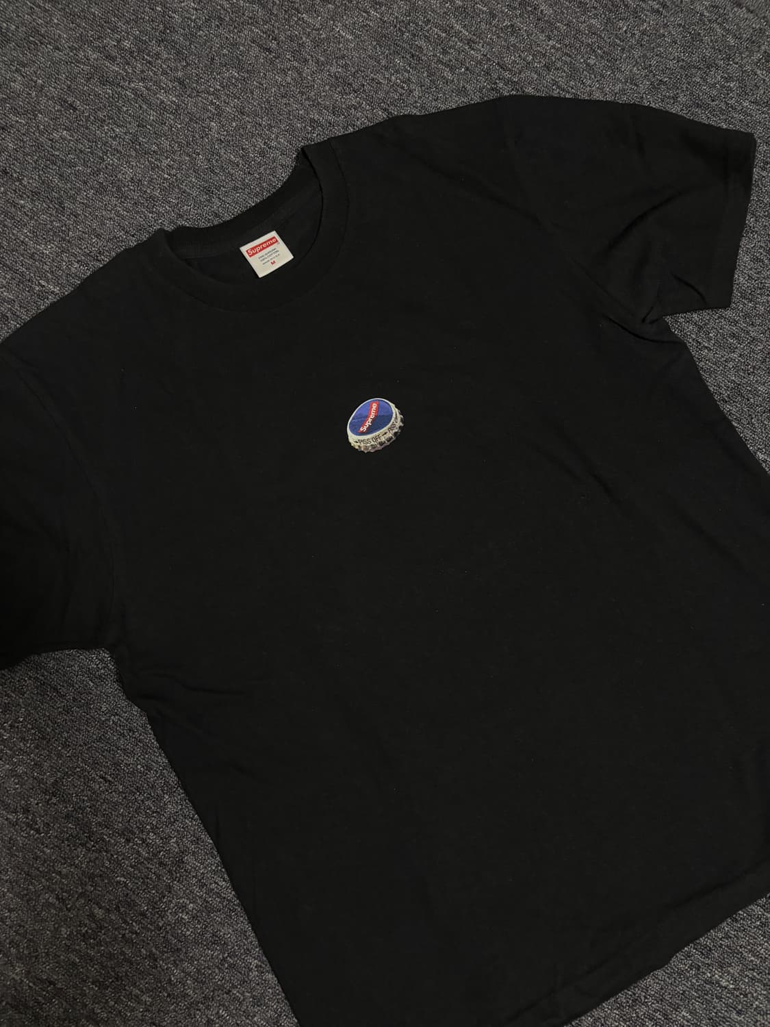 슈프림 Supreme 보틀캡 (병뚜컹) 반팔 (M/100) 상품이미지1