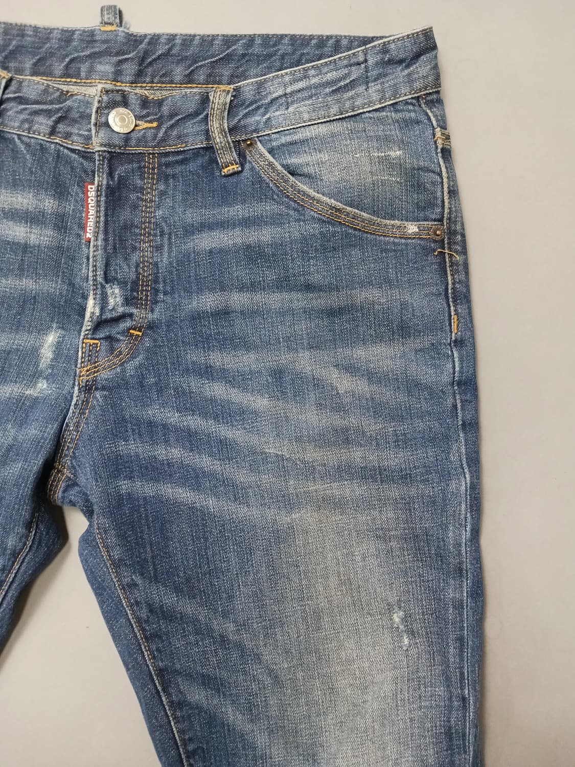 [34] 디스퀘어드2 더티오일워싱 슬림진 청바지 상품이미지4