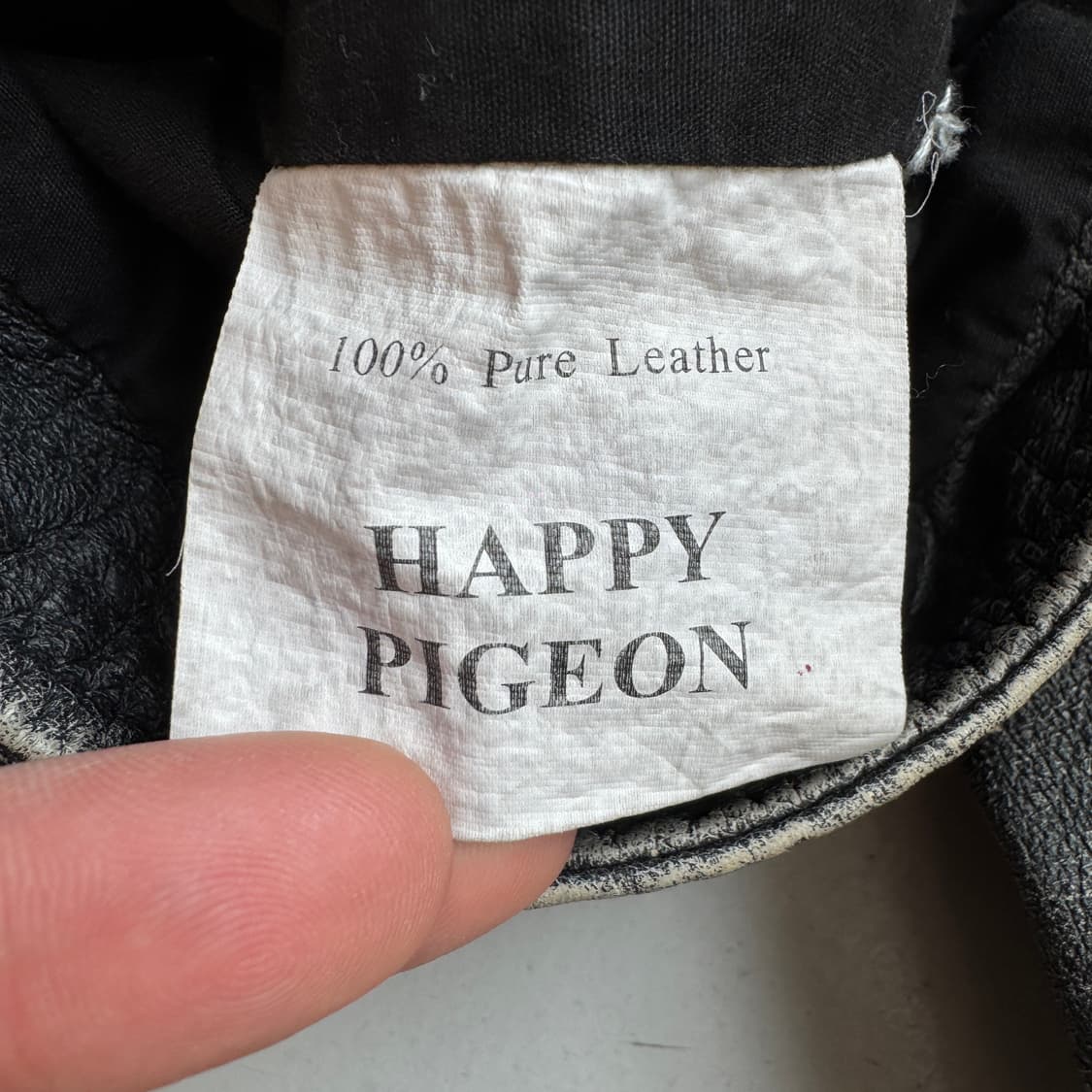 리얼레더 90s 사선 라이더 바이커 빈티지 가죽 자켓 상품이미지9