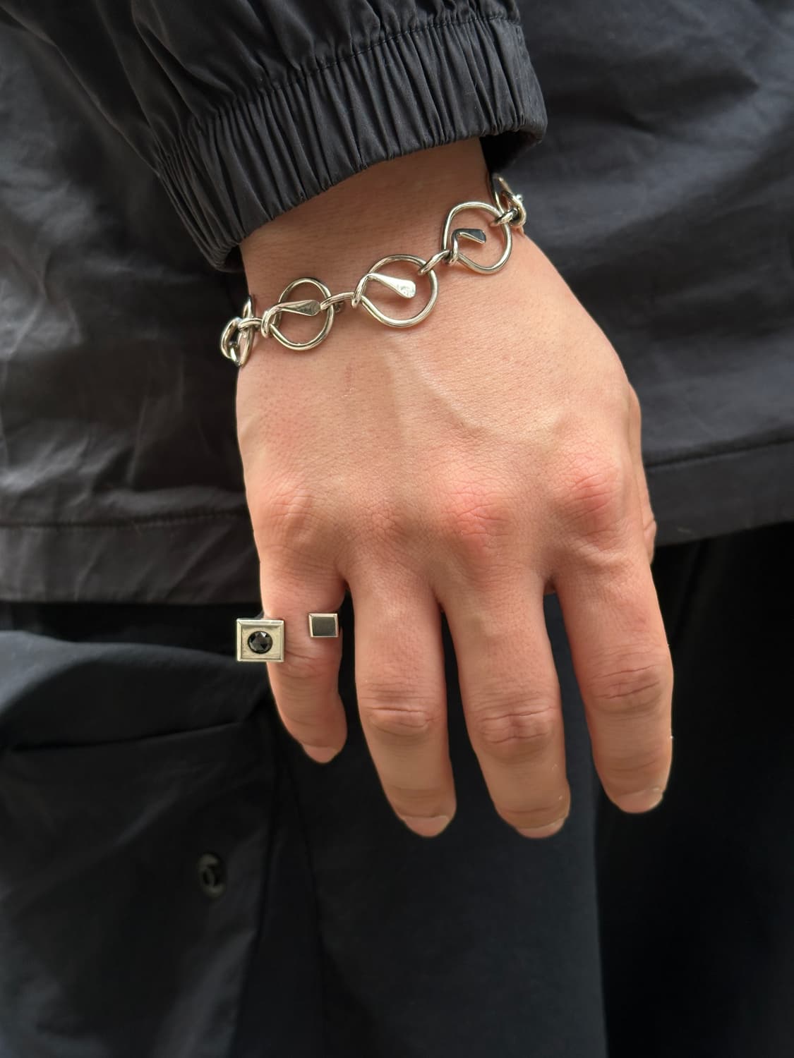 Mexico Agua Circle 925Silver Bracelet  상품이미지6