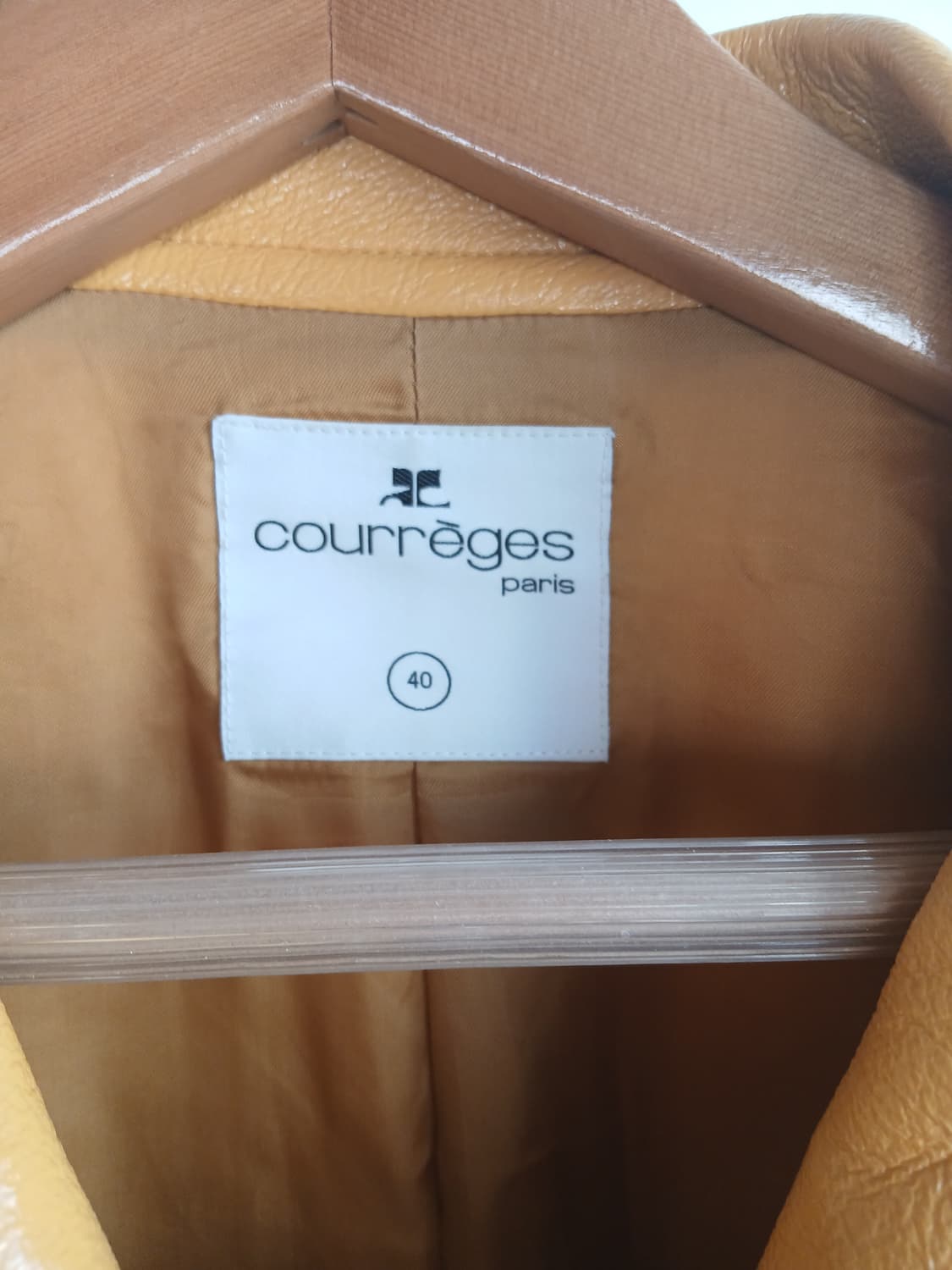 Jacket iconic Courrèges Reedition vynil 상품이미지3