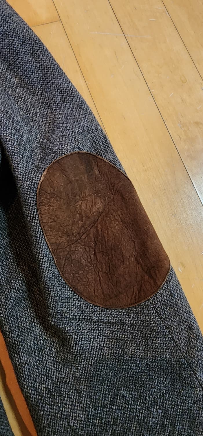 브라운 트위드 모직자켓 3XL~4XL 상품이미지10