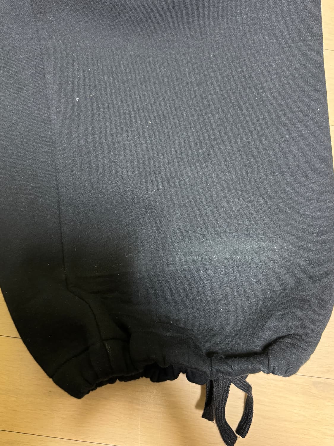 MJD x 코인 서울 와이드 카고 스웨트 팬츠 블랙 상품이미지7