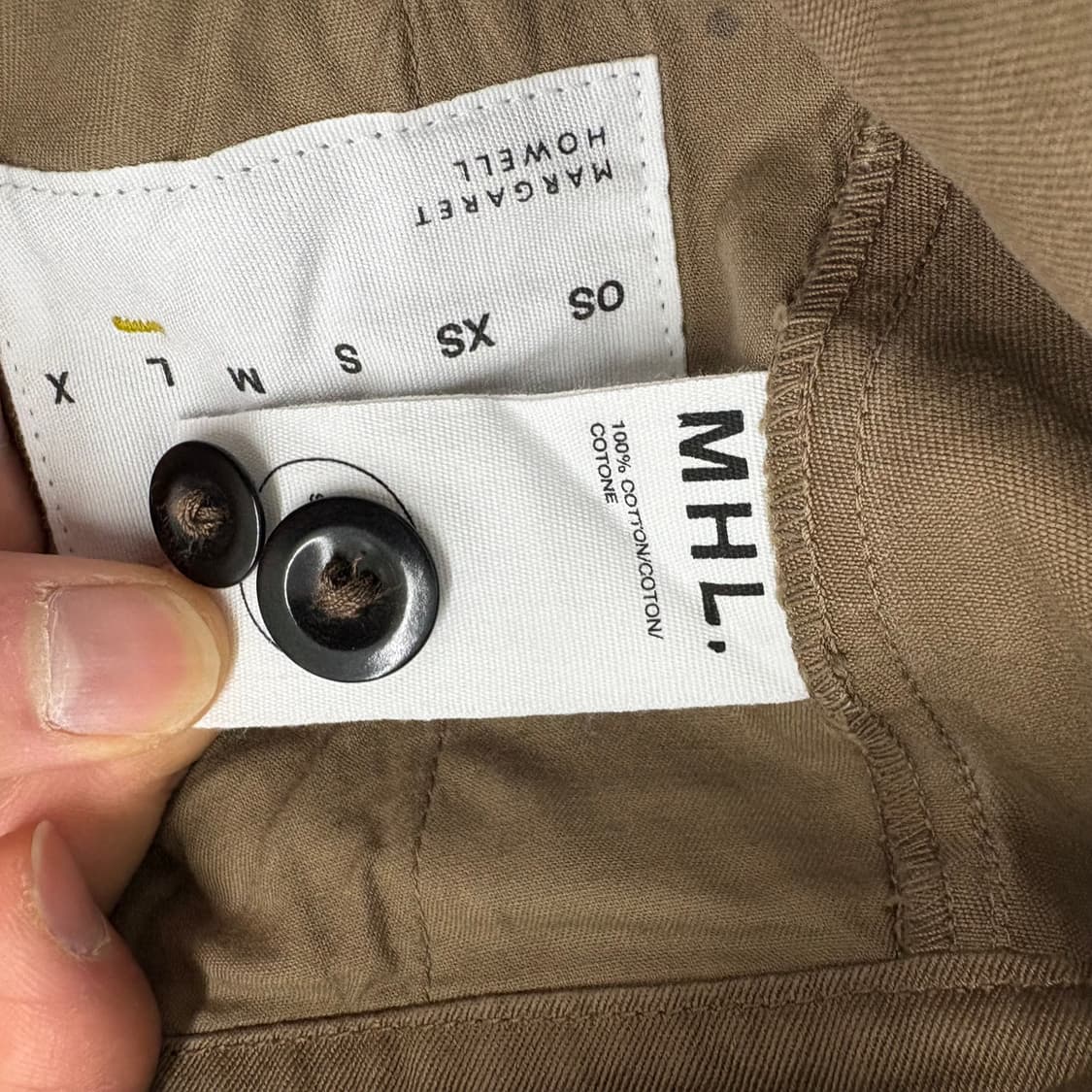 마가렛호웰 브라운 와이드 플리츠 팬츠 32 상품이미지7