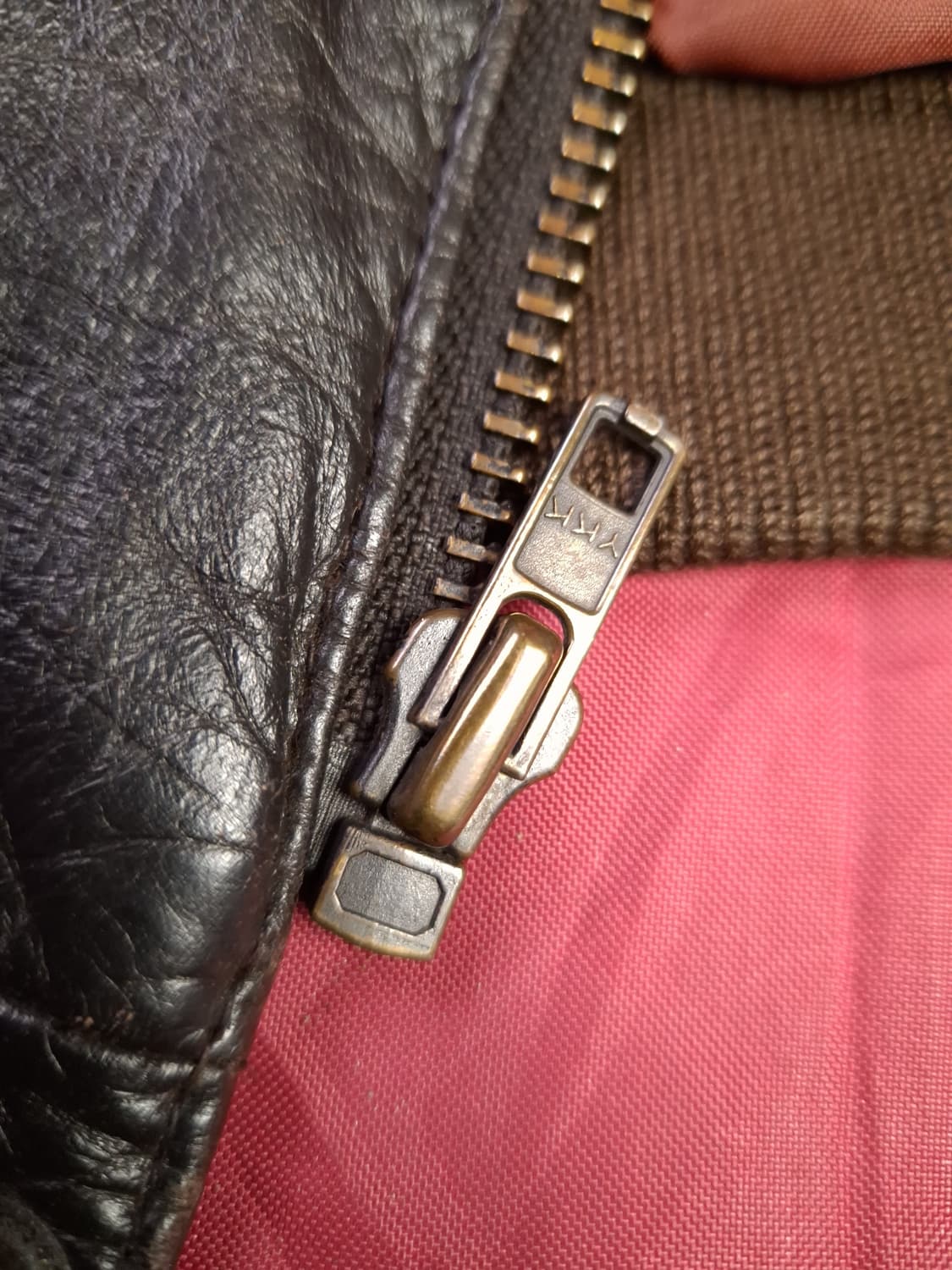 80's 국내산 미공군 A-2 TYPE 리얼레더 항공자켓 상품이미지7