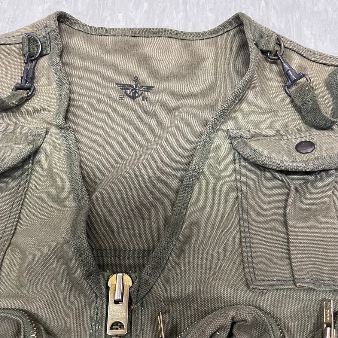 80s 오리지널 한국군 공병 오리지널 조끼 M V8 상품이미지5