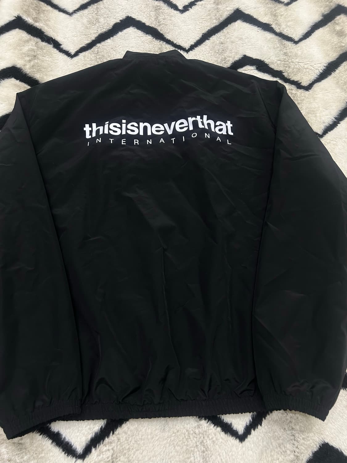 [L]디스이즈네버댓 팀 자켓/블랙 상품이미지2