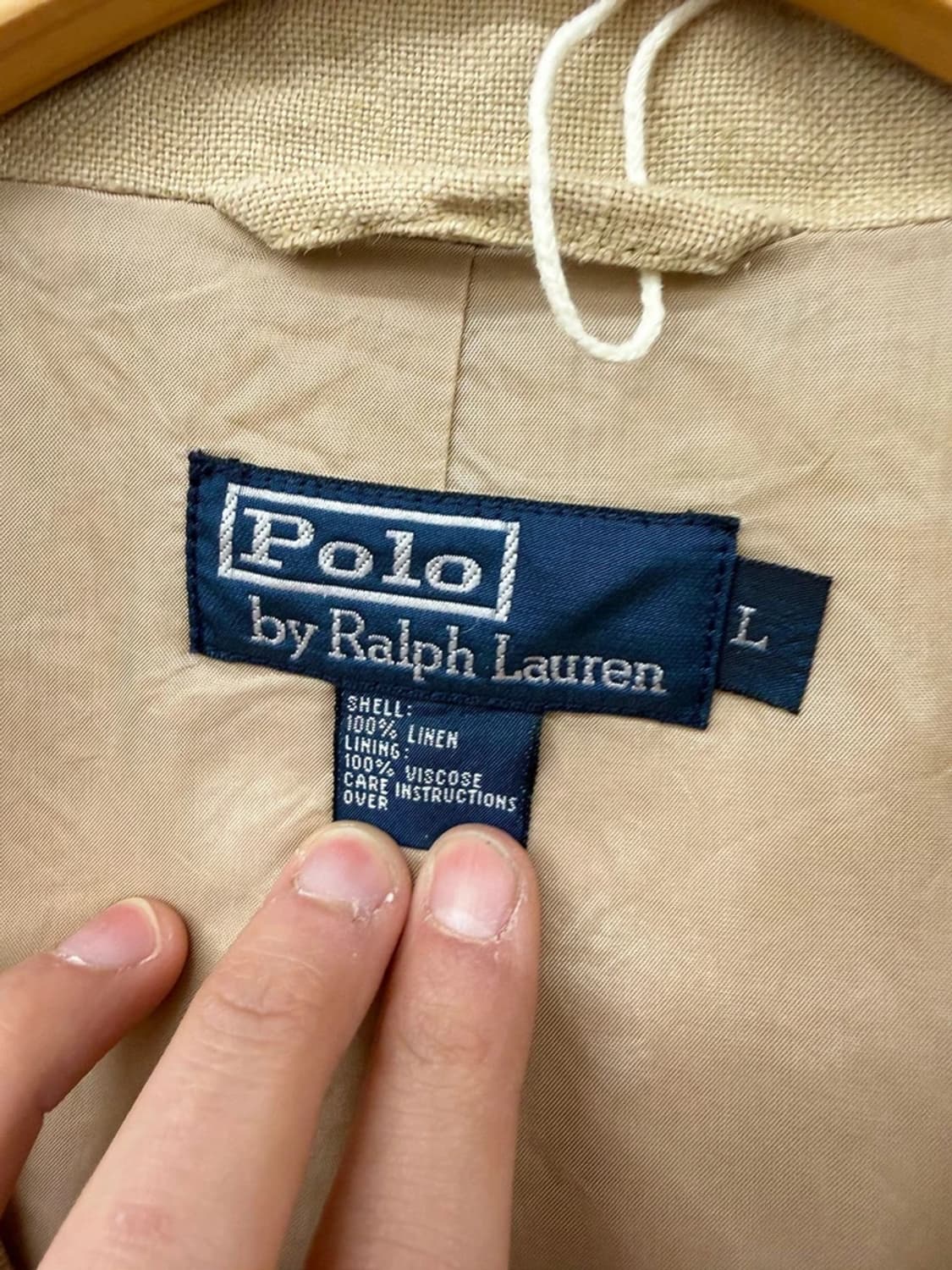 폴로 랄프로렌 3버튼 린넨 블레이저 자켓 PN9729 상품이미지5