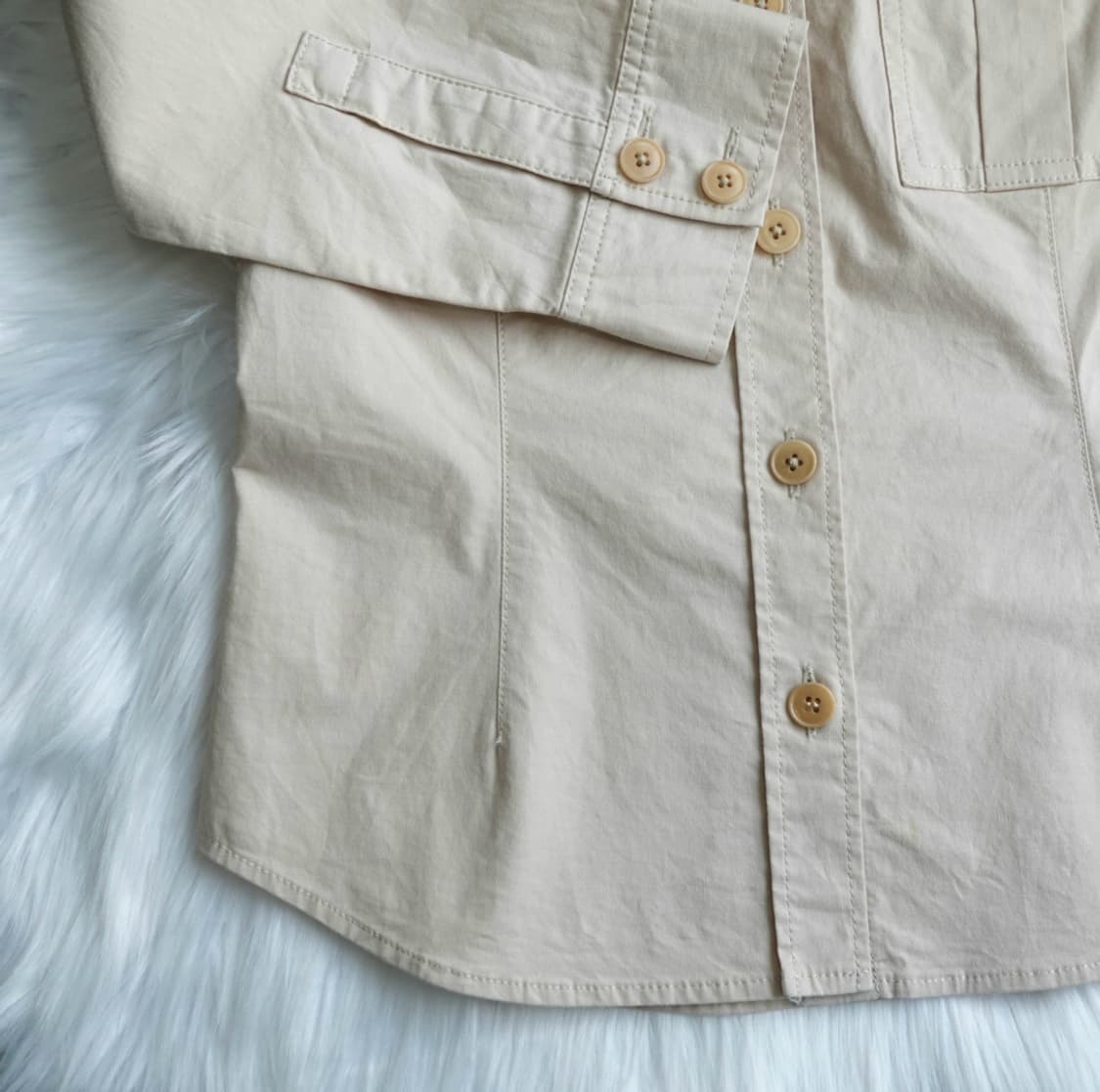  DKNY 클래식 포켓 면스판 셔츠 1892 상품이미지5