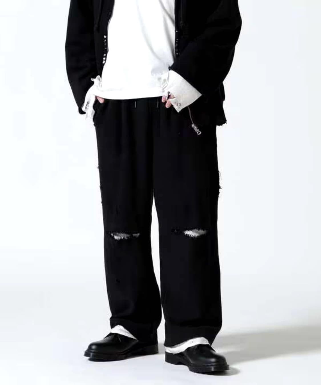 Ancellm Crash Sweat Layered Pants  상품이미지7