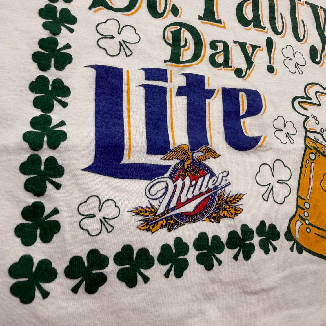 90s Vintage Miller Lite Beer Tshirt 상품이미지3