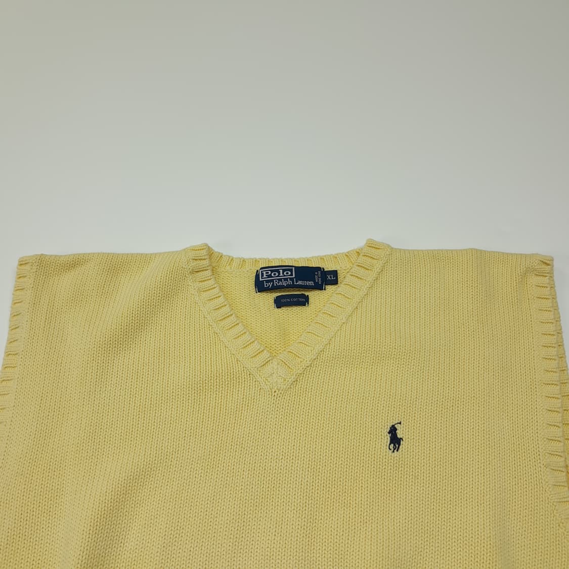 CL153 XL 폴로 랄프로렌 코튼 니트 베스트 상품이미지2